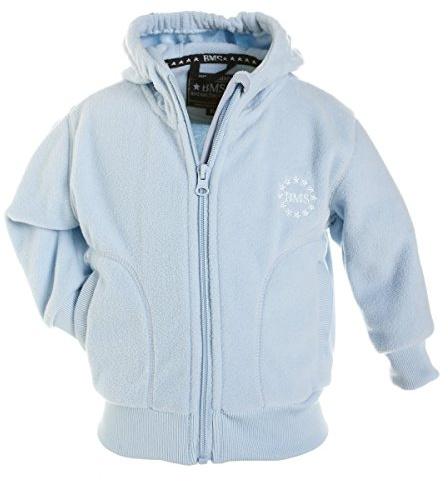 BMS leichte atmungsaktive Fleecejacke mit Kapuze - hellblau - 140