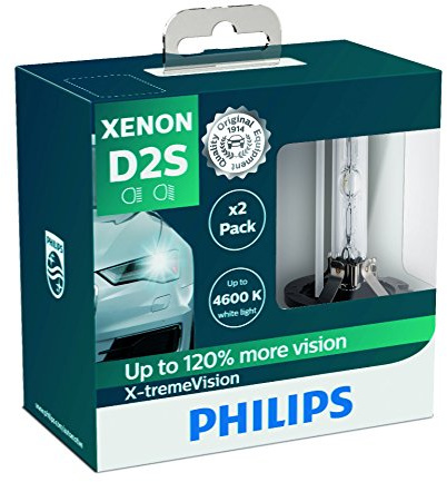Philips 85122XVS2 Lampadina per Fari allo Xenon X-tremeVision D2S, Confezione Doppia