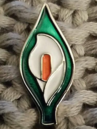 Easter Lily Enamel Pin Badge - Irish Republican Rising