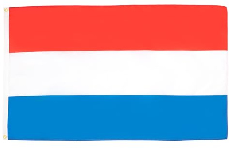 AZ FLAG - Drapeau Luxembourg - 150x90 cm - Drapeau Luxembourgeois 100% Polyester Avec Oeillets Métalliques Intégrés - Pavillon 110 g