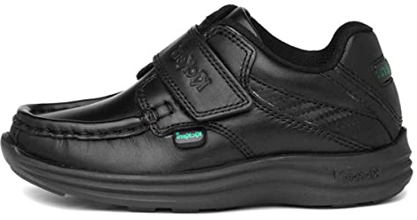 Kickers Reasan Strap LTHR Am, Derbys Homme, Noir (Black), 42 EU