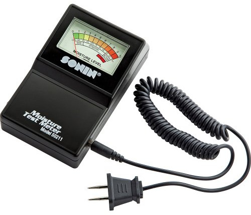 Sonin Analog Moisture Meter – Handheld Pin Moisture Tester for Wood & Building Materials (50211)