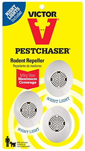 Victor Mini M753SN Ultrasonic with Nightlight, 3-Pack ,White