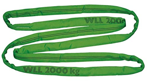 Kerbl Eslinga Redonda, Capacidad de Carga 2t/4t Circunferencia 4 m, Doble Revestimiento