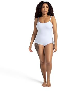 Capezio Damen Team Basic Camisole Gymnastikanzug mit Verstellbaren Trägern Trikot, White, M