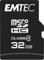 EMTEC ECMSDM32GHC4 - Carte micro SDHC - Classe 4 - Gamme Elite Silver - avec adaptateur de Performance - 32 Go