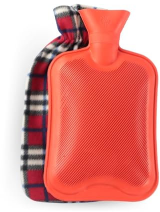 Mobiclinic, Bouillotte avec housse souple, Marque européenne, Thermique, 2l, Doublure en coton, Imprimé, Lavable, Eau chaude, Main