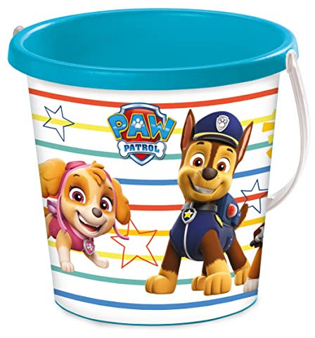 Mondo Toys - BUCKET PAW PATROL - Sandeimer ø17 cm - Strandspielzeug für Kinder ab 3 Jahren - 28242