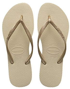 Havaianas - Slim, chlanke, stylische, langlebige und vielseitige Badelatschen mit strukturierter Gummisohle für Grip und Halt, für Damen
