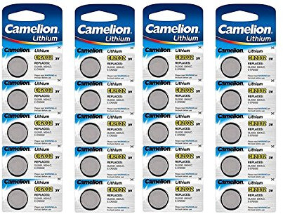 20 x CR2032 LITHIUM KNOPFZELLE 5004LC BATTERIE CAMELION