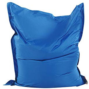 HH Home Hut Giant BeanBag Outdoor Garden Extra Large Chair Indoor Living Room Bean Bags Water Resistant Massive Floor Cushion Lounger XXL (Blue)