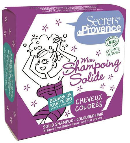 Shampoing solide cheveux colorés