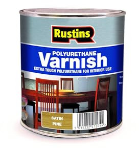 RUSTINS POSP1000 Polyurethane Varnish, Pine Satin, 1 l