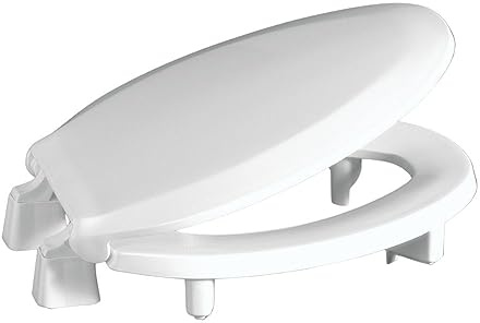 Centoco 3 inch Raised Toilet Seat for Seniors, Elongated, White