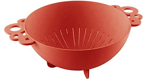 Giostyle Scolapasta ForMe | Rosso | Made in Italy | Plastica 100% Riciclabile