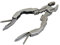Swiss+Tech ST50016 Polished SS 9-in-1 Micro Pocket Multitool with Screwdrivers, Pliers for Keychain