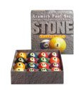 Aramith Stone Collection Pool Balls Full Set 2 1/4 Regulation Size Phenolic Billiards Balls