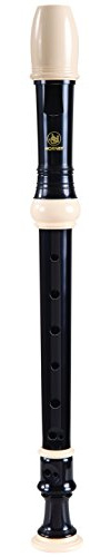 Hornby 500H Soprano Recorder - Black/Beige