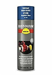 RUST-OLEUM 2128 Hard Hat Topcoat Ral-Colours, The Nr. 1 Industrial Paint Aerosol. Go Further, Work Faster, Last Longer!, Sapphire blue-RAL 5003