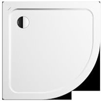 Kaldewei Arrondo Viertelkreis-Duschwanne Stahl weiß 100 x 100 x 2,5 cm 460248040001 inkl. Styroporträger / Wannenträger