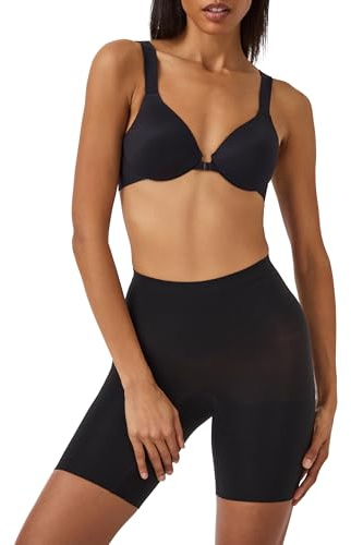 SPANX SPANXsculpt Power Series Mid-Thigh Short - Core Shapewear - Lightweight, All-Day Shaping & Support - No Panty Lines - Very Black - Large