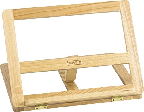 Brunnen 1040405 Leseständer (aus Ulmenholz, 21 x 28 cm, 3-fach verstellbar)