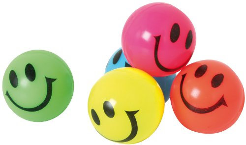 Flummi Smile 25 mm, Farben Sortiert, Preis pro Stück!