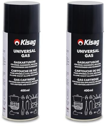 Kigas Kisag 2 x Ersatzgas a 400 ml