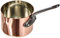 BAUMALU - Saucière, Petite Casserole - en Cuivre Massif, Intérieur Étamé - Spécial Gaz - Manche Fixe en Fonte - Bec Verseur - Design Traditionnel Français Made in Alsace - Ø11cm - Cuivre