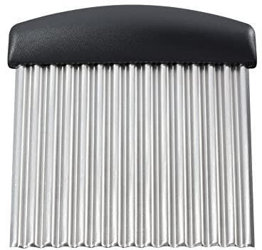 triangle 7022 - Hoja Ondulada para Decorar Frutas y Verduras (Acero Inoxidable)