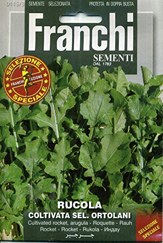 SEMENTI DA ORTO DI QUALITA' AD USO HOBBYSTICO IBRIDE E SELEZIONI SPECIALI IN CONFEZIONE PROTETTA IN DOPPIA BUSTA (RUCOLA COLTIVATA SEL. ORTOLANI)