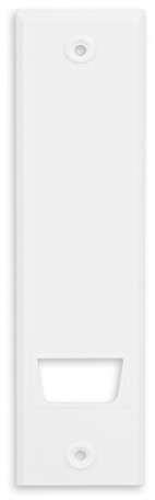 DIWARO® Wicklerblende für Gurtwickler | Kunststoff weiß | Lochabstand 185 mm | Abdeckplatte zur Abdeckung von handelsüblichen Gurtwicklern