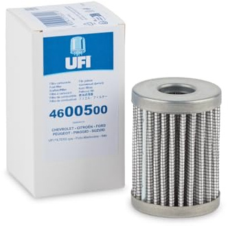UFI Filters, Filtro Benzina 46.005.00, Filtro Carburante per Ricambio, Adatto a Auto, Applicabile su Diversi Modelli Chevrolet, Citroen, Ford, Peugeot, Piaggio, Subaru e Suzuki
