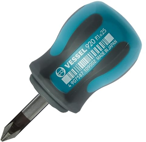 VESSEL Short Screwdriver Megadora (+) 1X25