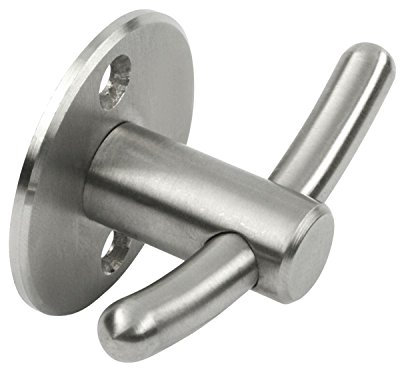 SIRO 2286-32N1 Mantelhaken Piletas Breite 64 mm, Höhe 42 mm, Edelstahl gebürstet