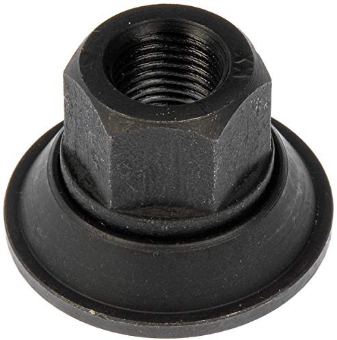 Dorman 611-127 Wheel Nut 9/16-18 Flanged Flat Face - 7/8 in. Hex, 1-1/16 in. Length Compatible with Select Ford Models, 10 Pack