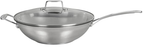 Scanpan 71303200 Wok mit Deckel - Impact, 32 cm