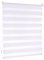 Victoria M. Doppelrollo Klemmfix ohne Bohren, 65 x 230 cm (BxH) Weiß, Rollo Fensterrollo lichtdurchlässig & verdunkelnd，Duo-Rollo Klemmmontage Zebrarollo für Fenster & Türen