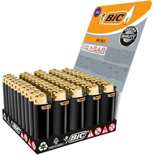 BIC - 50 Mini briquets Black & Gold