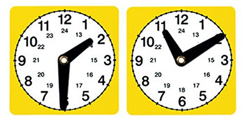 Unbekannt Daggis - Set mit 10 Lernuhren - Uhrzeit Lernuhr Lehrmittel Lernmittel Gruppenset