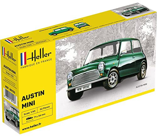 Heller 80153 Modellbausatz Austin Mini, Verschiedene Farben
