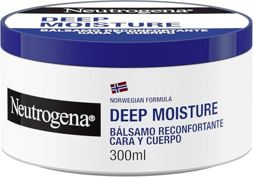 Neutrogena Formula Norvegese Balsamo Comfort Multiuso Idratazione Intensa, Crema corpo, viso e mani, Crema mani riparatrice con 15% Glicerina, Crema corpo idratante pelle secca, 300 ml