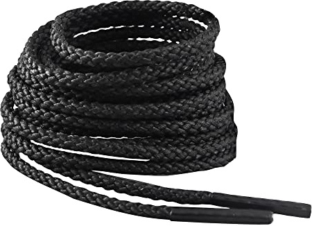 IRONLACE Unbreakable Boot & Shoe Laces - Black - 72 Inches - 183 cm