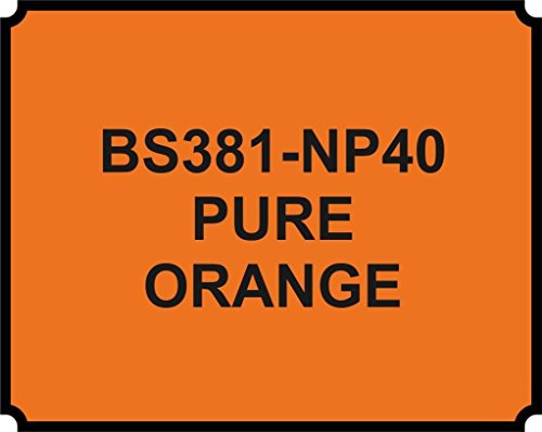 Xtremeauto® Direct to Metal Heat resistant outdoor Gloss & Matt Paint (1 Litre Matt Finish Paint, PURE ORANGE)