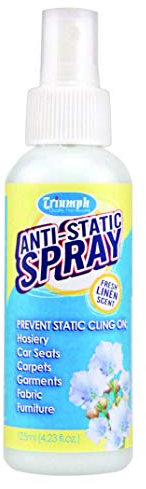 Triumph B406010 Antistatik-Spray für Kleidungsstücke und Möbel, 125 ml Pumpspray-Flasche