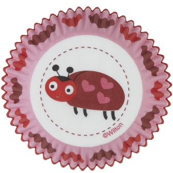 Wilton Dots - Moldes individuales para magdalenas, diseño con lunares, 75 unidades