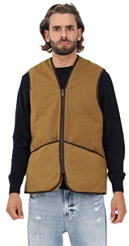 Barbour Gilet Uomo in Ecopelliccia Marrone MLI0004BR31 Marrone XL