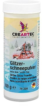 Creartec Neve glitter, polvere, 100 g