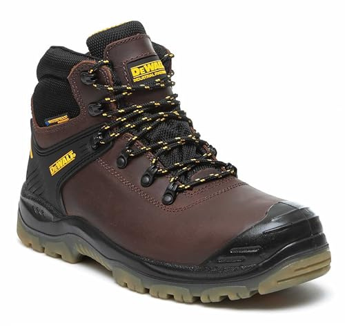DEWALT Newark Waterproof Safety Boots, Brown Size 10