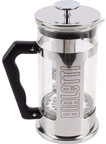 Bialetti - 3190 - French Press Précieux - Cafetière Italienne à Piston en Inox - 8 Tasses